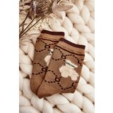 Aura.via Warm Cotton Socks With Bear Brown | shoptok.hr