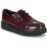 TUK Čevlji Derby Viva Low Creeper Burgundy Bordo Cene