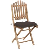  5-dijelni sklopivi vrtni blagovaonski set od bambusa Tupe 40 x 40 x 7 cm | Shoptok.si
