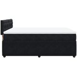  Krevet s oprugama i madracem crni 140 x 190 cm baršunasti | shoptok.hr
