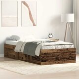 vidaXL Posteljni okvir brez vzmetnice star les 90x190 cm Cene
