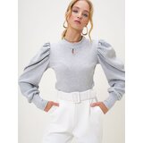 Trend Alaçatı Stili Ženska bluza dugih rukava Alc-X13069, Siva | Eponuda.com