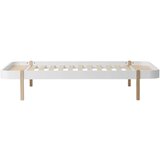 Oliver Furniture® otroška posteljica lounger bed 120x200 white/oak Cene
