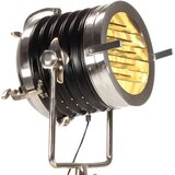  Trinožna stoječa svetilka črna trden mangov les 171 cm | Shoptok.si