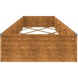  Povišena vrtna gredica 387 x 100 x 36 cm od čelika COR-TEN | shoptok.hr