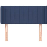  Uzglavlje s ušima plavo 93x16x78/88 cm od tkanine | shoptok.hr
