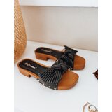 DStreet Klapki damskie CHICWOOD czarne | ePonuda.com
