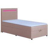 MID.YOU POSTELJA Z VZMETNICO 100 cm x 200 cm , tekstil, leseni material roza | Shoptok.si
