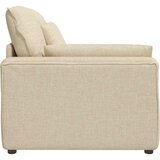  Modularni kauč s naslonom za ruke i jastucima krem boje 100 cm | shoptok.hr