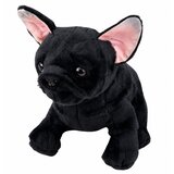 Plišana igračka Bulldog 22 cm - crni | Shoptok.si