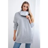 Kesi Reinforced hoodie in grey color | shoptok.hr