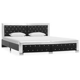  Okvir za krevet od umjetne kože crni 180 x 200 cm - Crna 180 x 200 cm | shoptok.hr