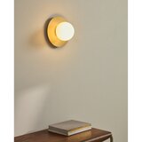 Kave Home Bijela/u zlatnoj boji zidna lampa ø 25 cm Brisia – | shoptok.hr