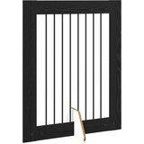  Vrata za pse z stojali 2 pcs Črni hrast 80 x 100 cm, (5000232793) | Shoptok.si