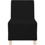  Modularna sofa bez naslona za ruke crna 55 cm tkanina | Eponuda.ba