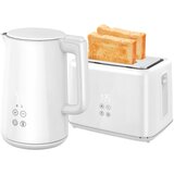 Nesta Komplet grelnika vode in toasterja 1,5 L, bel, 2200 W, 7 stopenj zapečenosti, LED zaslon, odtaljevanje, (5000493956) Slike