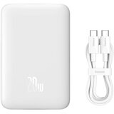 Baseus Powerbank Magnetic power bank 10000mAh, USB-C 20W, MagSafe white | Eponuda.ba