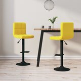  Barski stolci 2 kom boja senfa baršunasti | shoptok.hr
