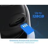 Reolink argus pt ultra ip kamera, 4K ultra hd, wifi, baterija, vrtenje in nagibanje, ir nočno snemanje, led reflektor, aplikacija, vodoodporna, dvosmerna komunikacija, bela, (21029831) Cene