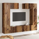 vidaXL set TV kabineta od 6 delova staro drvo | shoptok.hr