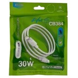 BAVIN kabl cb384pd pleteni 30w 1m type c-lightning bela ( 90136 ) Cene