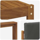  Set vanjskih sofa 6 kom. Prirodna i antracit | shoptok.hr