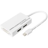 Digitus DVI / HDMI / DisplayPort adapter DisplayPort utičnica, HDMI A utičnica, DVI-D 24+1-polna utičnica 0.20 m bijela DB-340509-002-W dvostruko zaštićen, standardni HDMI, podržava HDMI, sa zaštit... | Eponuda.ba