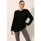 Bigdart 15849 Thick Knit Knitwear Sweater - Black
