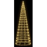  Božićno drvce od svjetlosnih niti s klinom i jarbolom 300 cm - Topla bijela 300 cm | shoptok.hr