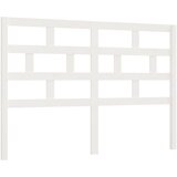  Uzglavlje za krevet bijelo 166 x 4 x 100 cm od masivne borovine | shoptok.hr