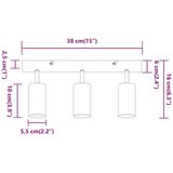  Stropni Reflektor 3 Smjerni Podesivi Četkani Nikl GU10 | shoptok.hr
