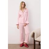 TRENDYOLMILLA Ženski set pidžame Thmaw26Pt00161, Roze Cene