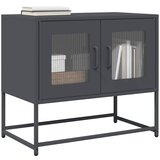 Maison Chic TV omarica - TV stojalo - Televizijska omarica antracit 68x39x60,5 cm Hladno valjano jeklo, (21699788) | Shoptok.si