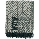 Bloomingville Zelena/bež deka od recikliranog pamuka 130x160 cm Ugento – | shoptok.hr