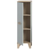 MID.YOU Srednje Visoka Omara Star, Barva Hrasta, Svetlo Zelena | Shoptok.si
