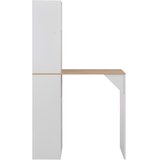  Barski stol s ormarićem bijeli 115 x 59 x 200 cm | shoptok.hr