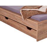 Mömax Postelja Avensis New, Temni Hrast, Bela, 140x200 | Shoptok.si