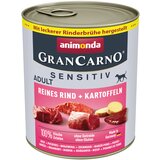 animonda GranCarno Adult Sensitive 6 x 800 g - Govedina i krumpir | shoptok.hr