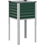  Vrtna žardinjera Zelena 45x45x88 cm Čelik | shoptok.hr