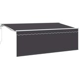  Skrovita tenda Antracit 350 x 200 cm Poliester i aluminij | shoptok.hr
