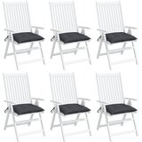  Jastuci za stolice 6 kom antracit 50x50x7 cm od tkanine Oxford | shoptok.hr