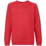 Fruit Of The Loom Czerwona bluza dziecięca Raglan Sweat | Shoptok.si