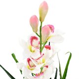 vidaXL umjetna biljka Cymbidium Orhideja s posudom 100 cm zelena | shoptok.hr