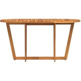  Vrtni blagovaonski stol ovalni 150x90x75 cm masivno drvo akacije | shoptok.hr