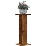 vidaXL Stalci za biljke 2 kom boja staro drvo 30x30x80 cm drveni | shoptok.hr