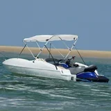 Bimini tenda s 3 loki in stranicami 183x(154-167)x137 cm