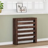 vidaXL Pokrov za radiator rjav hrast 78x20x82 cm inženirski les Cene