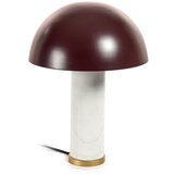 Kave Home Bela/temno rjava marmorna namizna svetilka s kovinskim senčilom (višina 43 cm) Zorione – | Shoptok.si