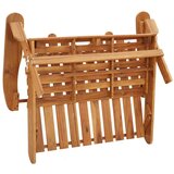  Klupa Adirondack s jastucima 126 cm masivno drvo bagrema | shoptok.hr