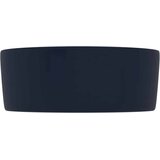  Luksuzni okrugli umivaonik mat tamnoplavi 40 x 15 cm keramički | shoptok.hr